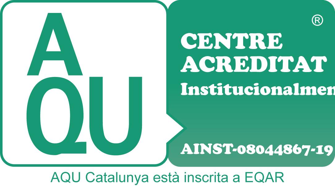 Segell AQU Centre acreditat FPCEE