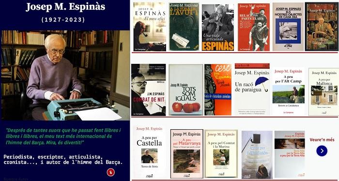Expositor Espinàs llibres