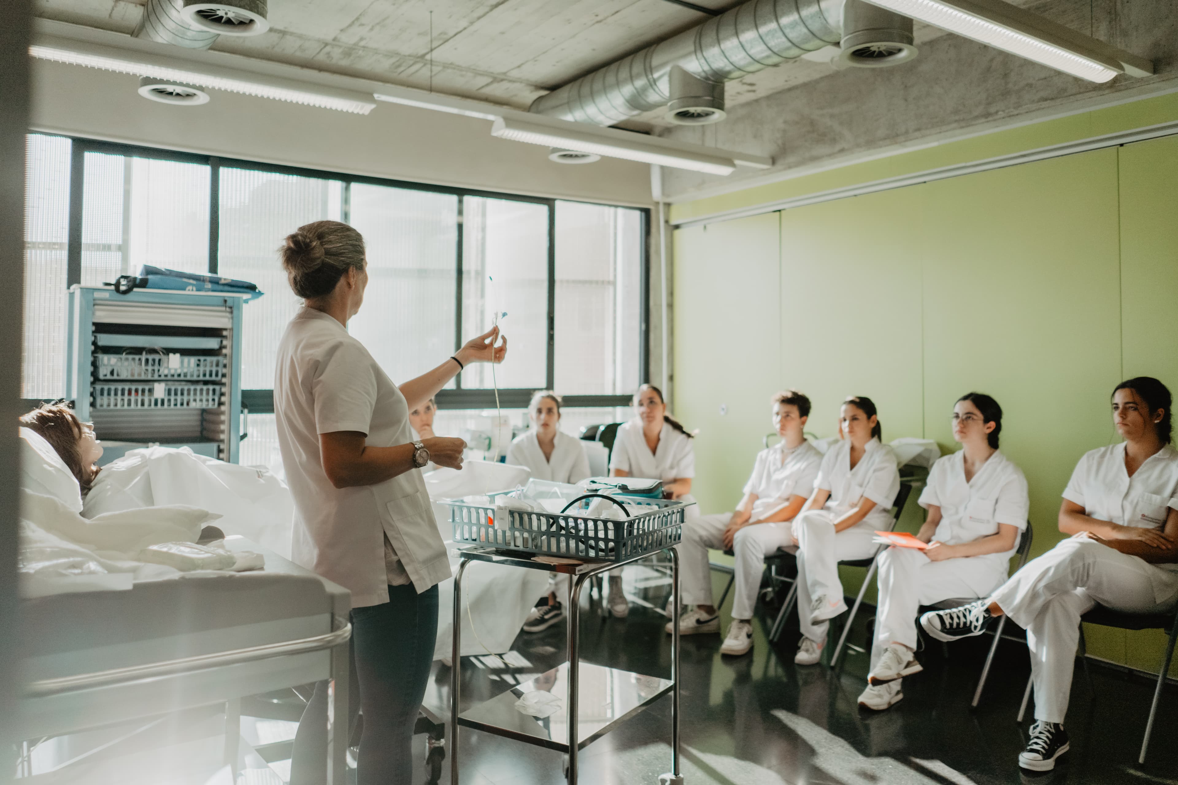 Classe infermeria simulació