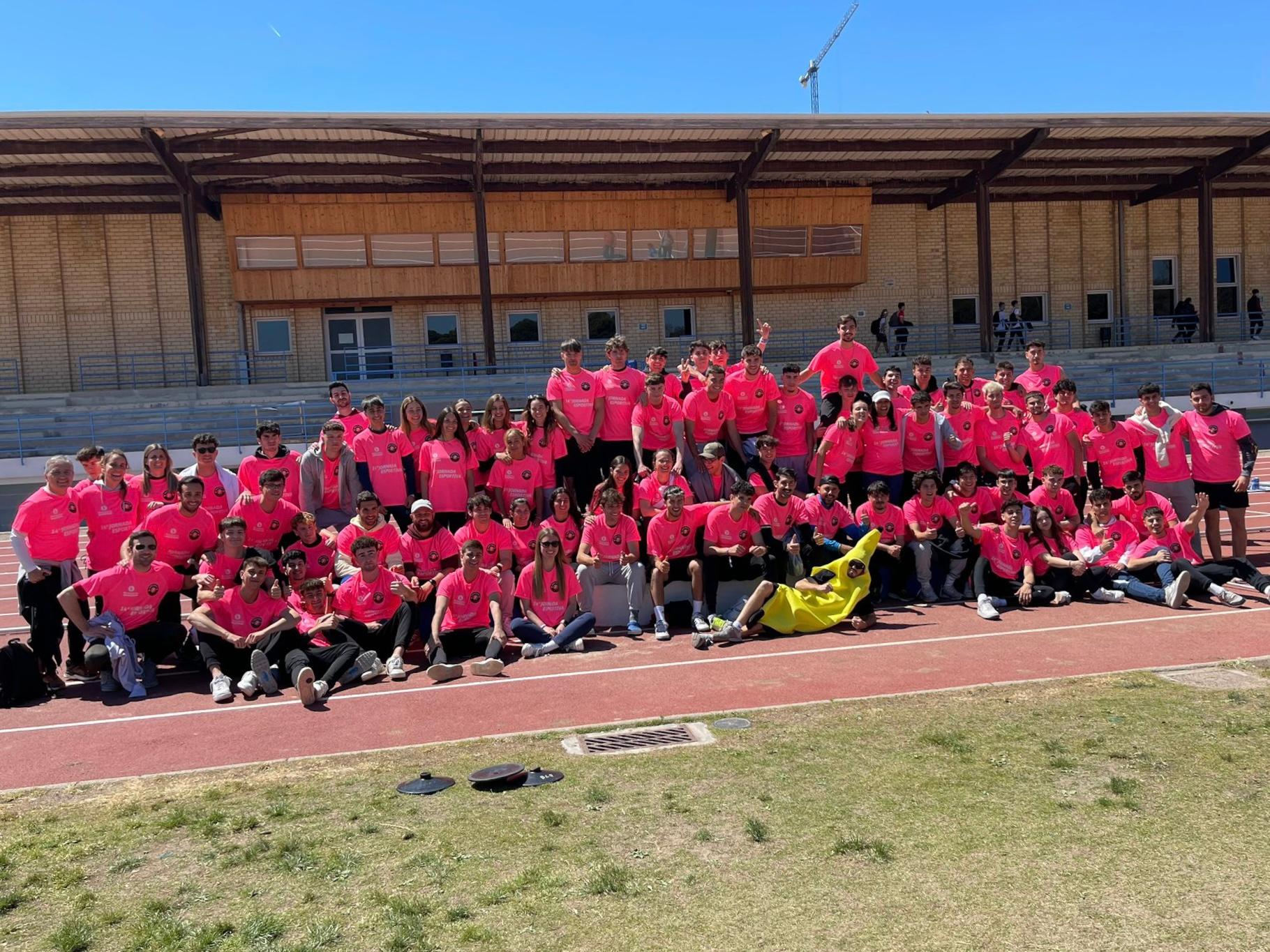 Alumnes de CAFE organitzadors de la Jornada Esportiva