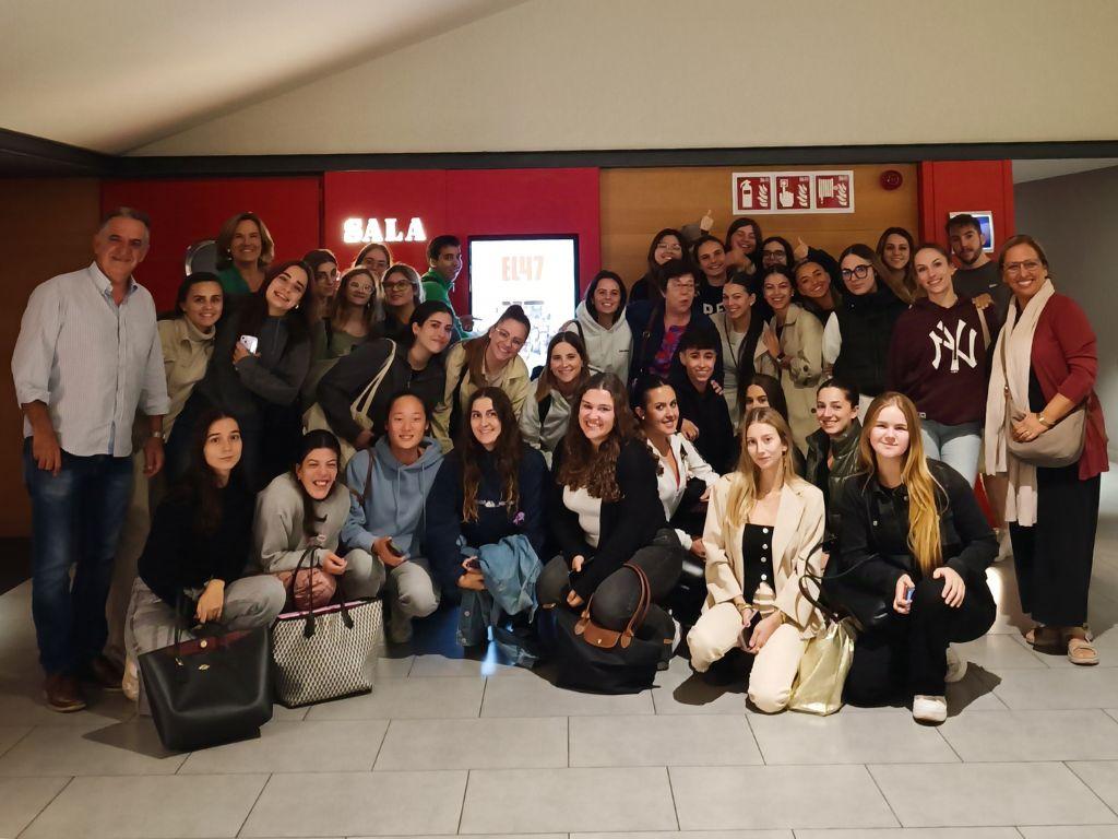 L'alumnat al cinema