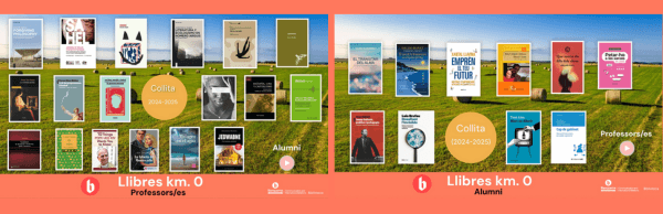 Expositor llibres km. 0 biblioteca FCRI