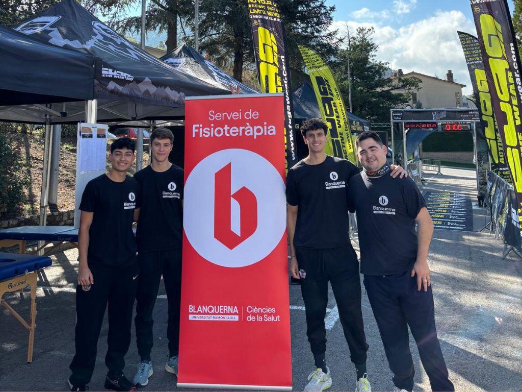 Els estudiants que van treballar al servei de Fisioteràpia de la Brama Stage Run 2025
