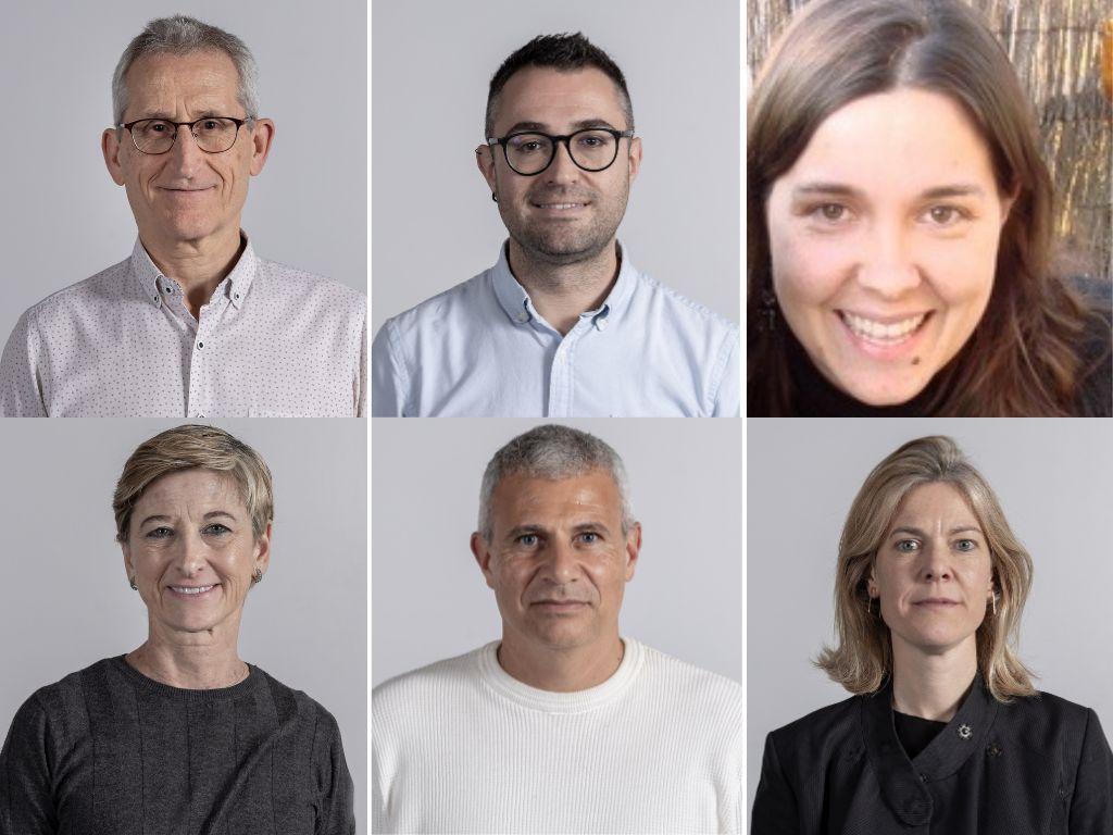 Josep Anton Cordero, Alvaro Hernáez, Natàlia Gómara, Núria Massó, Albert Puig Diví i Maria Giné