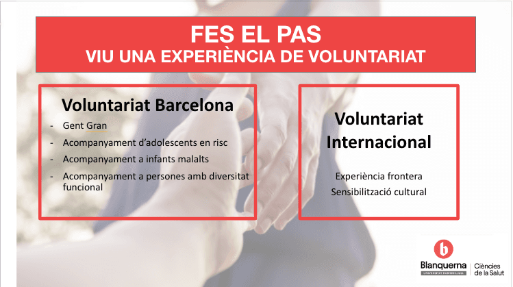 Fes el pas. Fes un voluntariat.