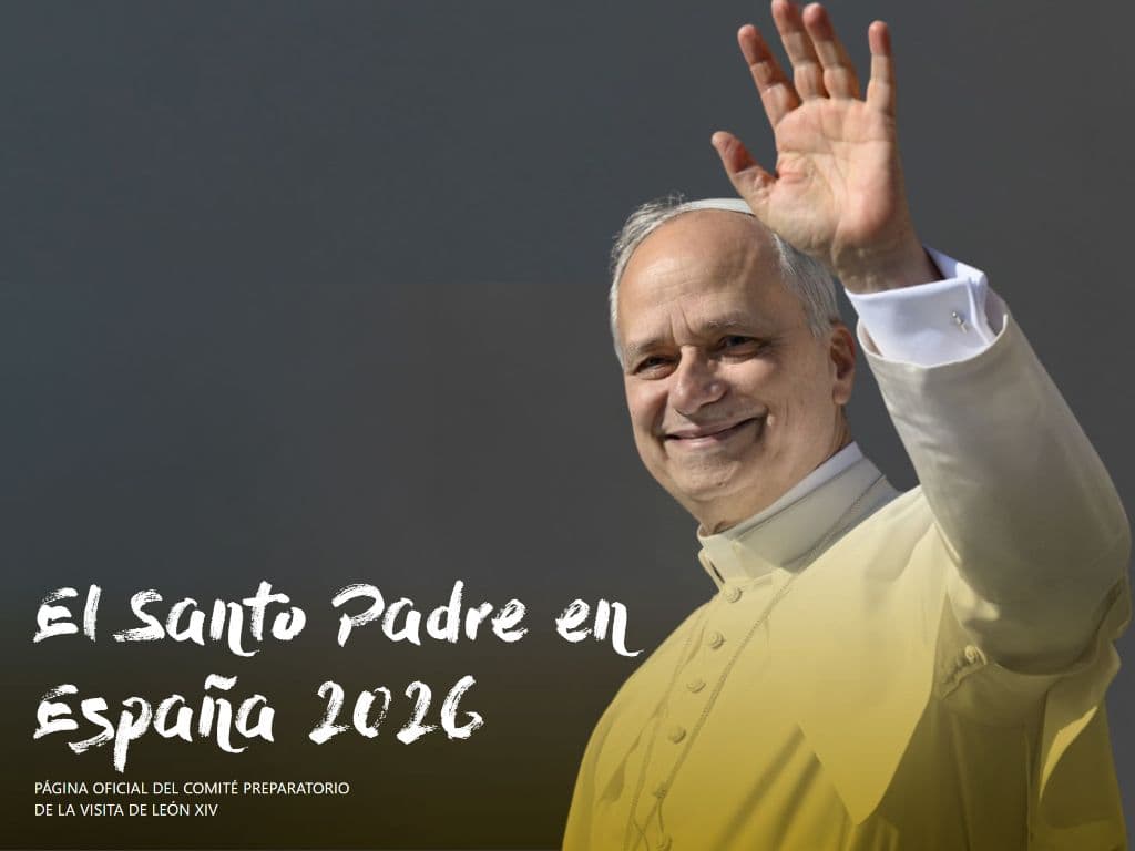 Foto oficial de la visita a Espanya del Papa