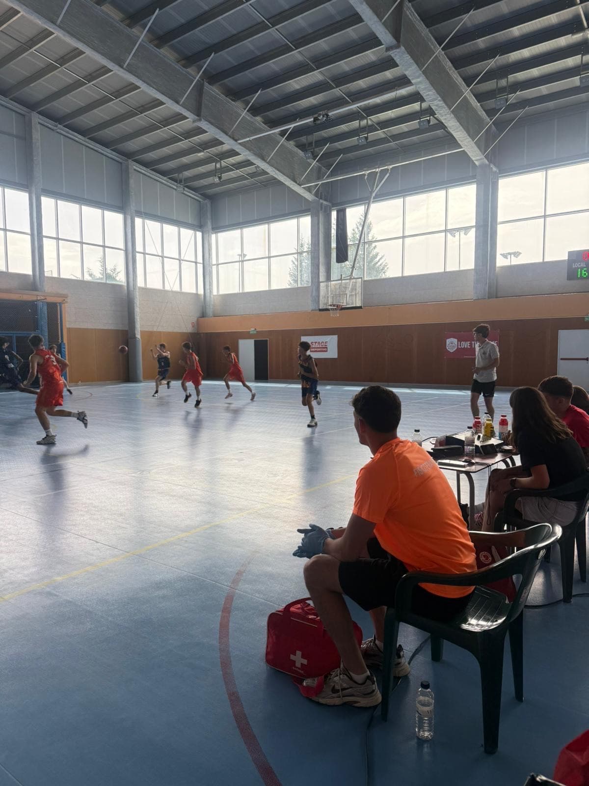 L'alumnat durant el servei