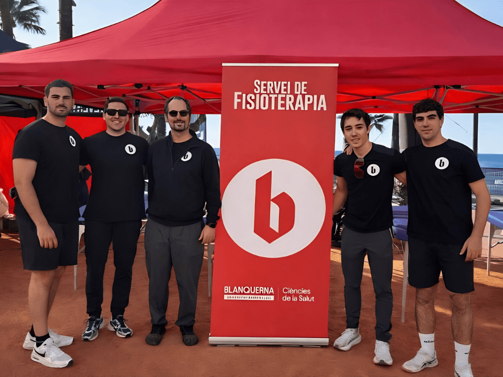 Estudiants de fisioteràpia a la Gran Fondo Lloret