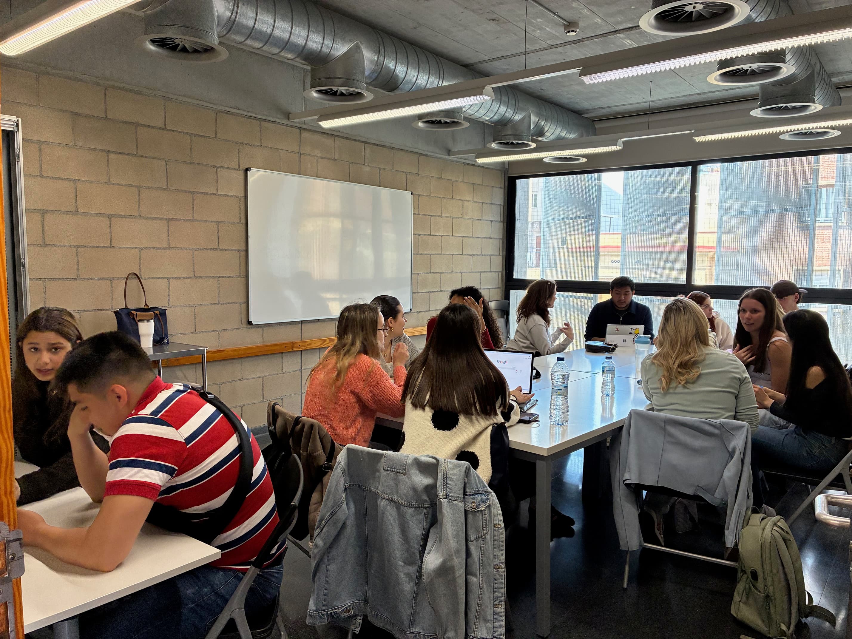 L'alumnat internacional durant l'activitat