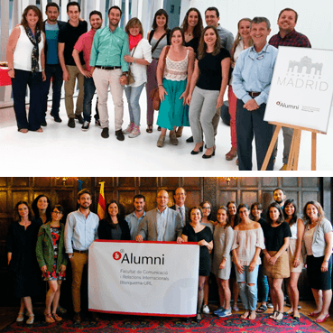 Blanquerna FCRI Alumni meetings held in Madrid, London and New York