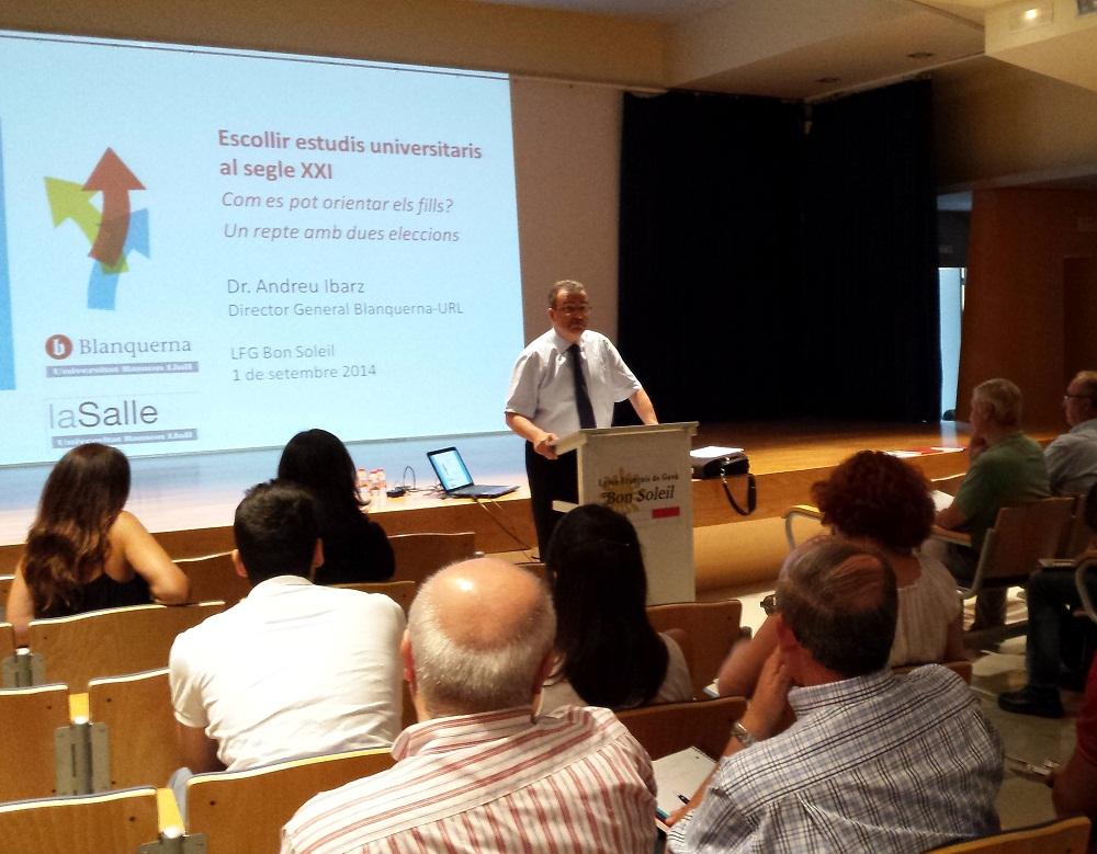 Blanquerna i La Salle participen en la jornada de professors de l'escola Bon Soleil 