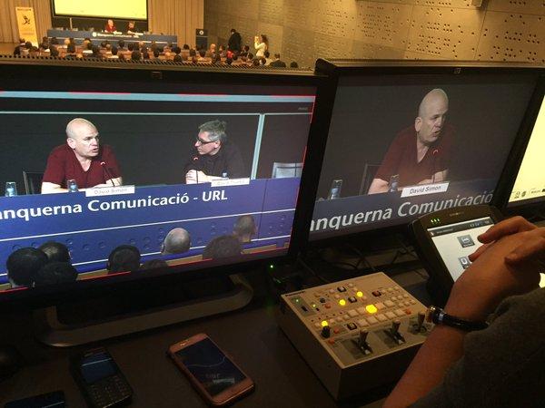 David Simon i David Trueba a Blanquerna