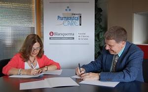 Signatura conveni Blanquerna i Pharmaceutical Care