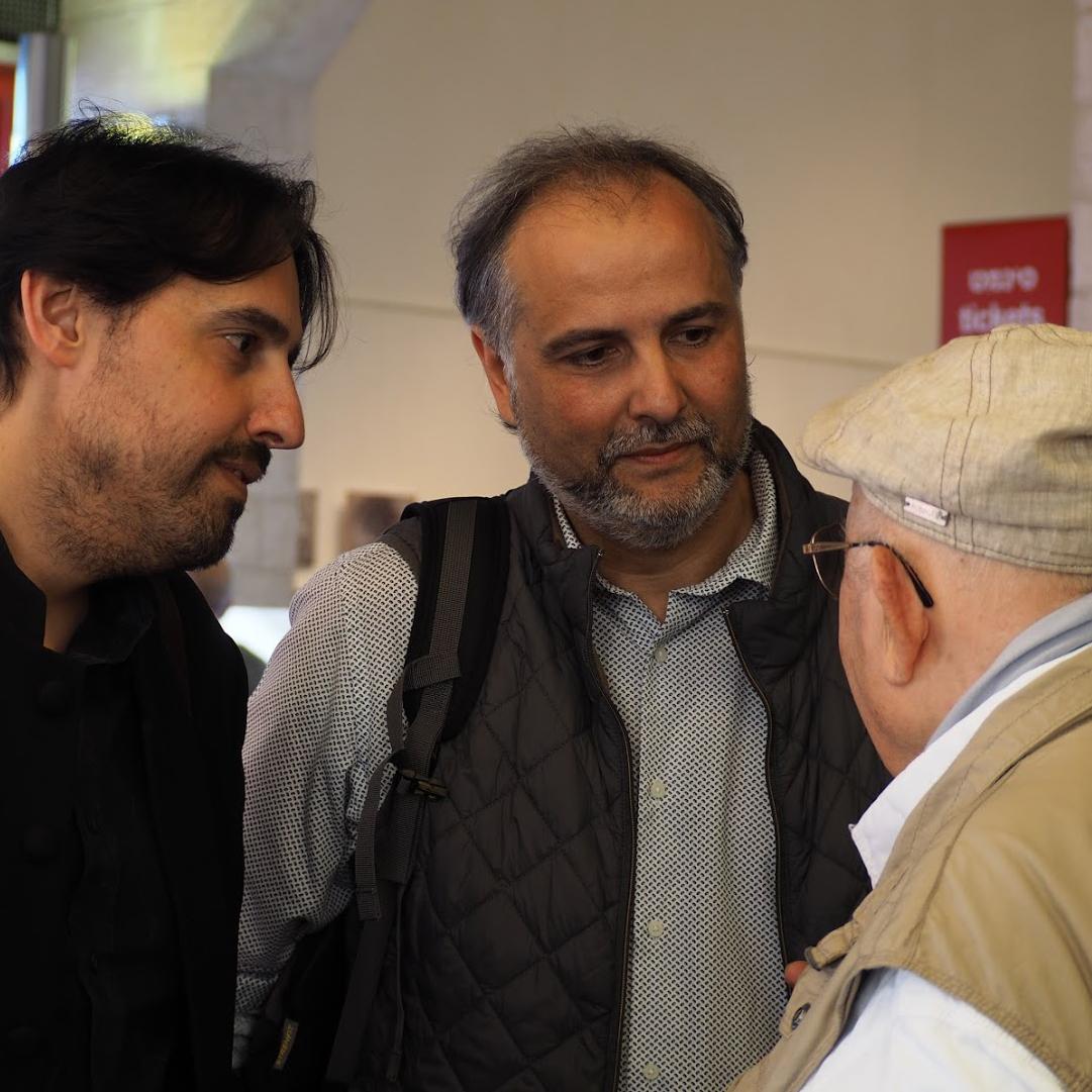 Professor David Serrano at the Cinematheque in Tel Aviv