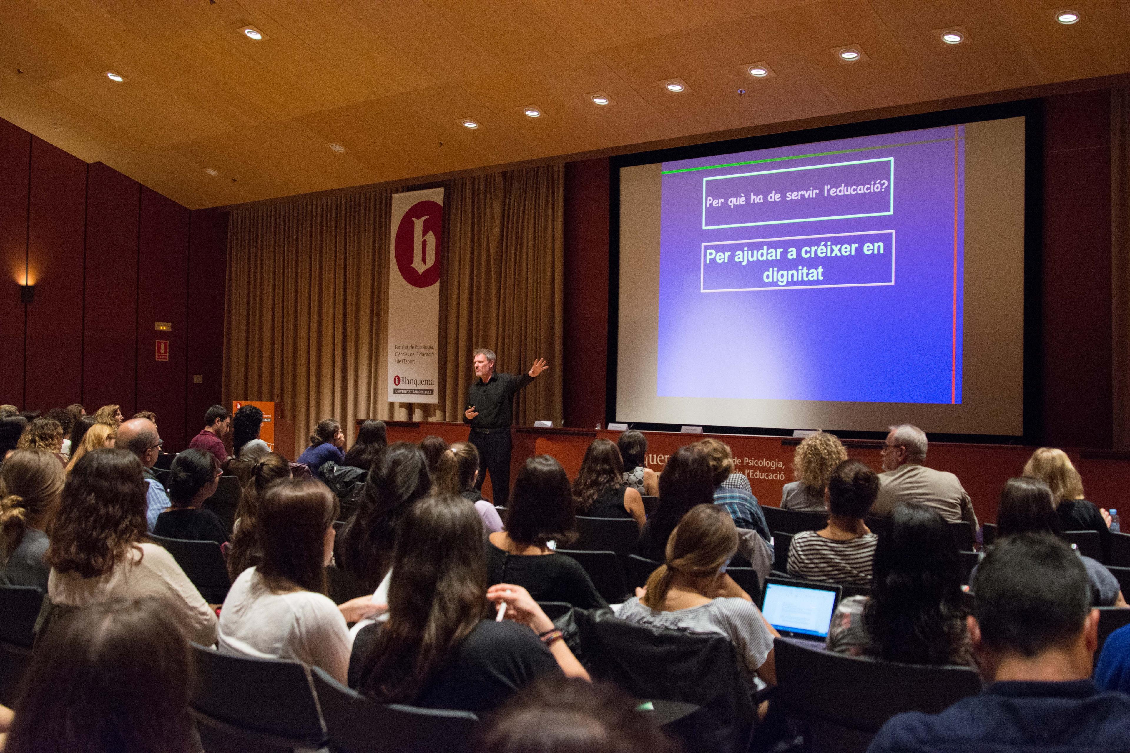 David Bueno a la Inauguració de Màsters Universitaris i Doctorat