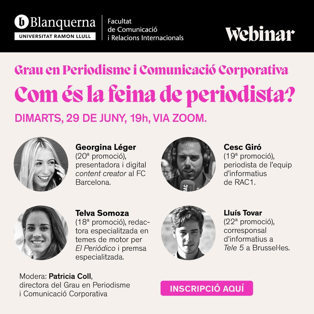 Webinar: Com és la feina de periodista?