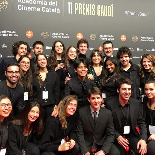 Orgullo Blanquerna en los premios Gaudí