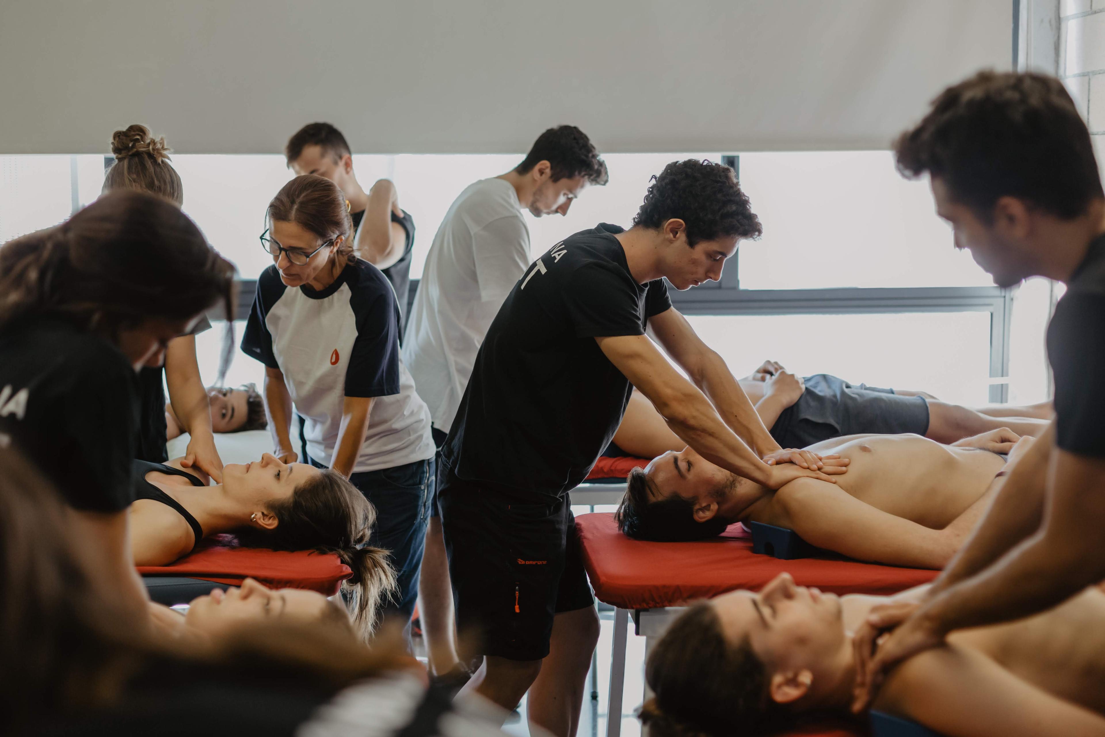 Alumnes del Grau en Fisioteràpia