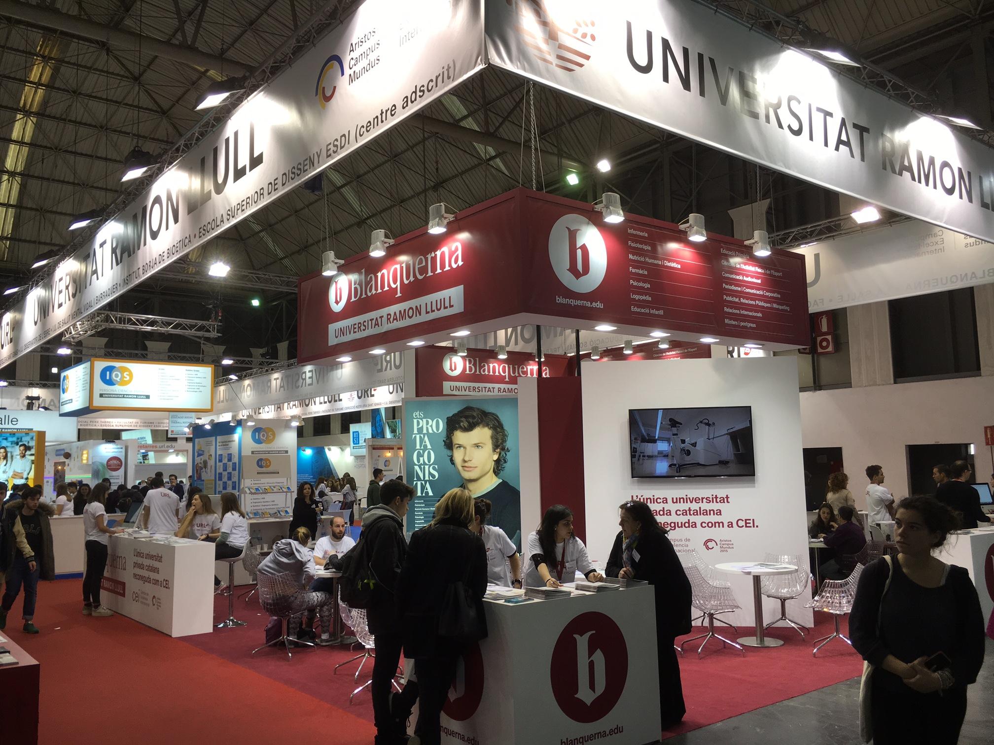 Blanquerna-URL serà present un any més al Saló de l'Ensenyament i a Futura