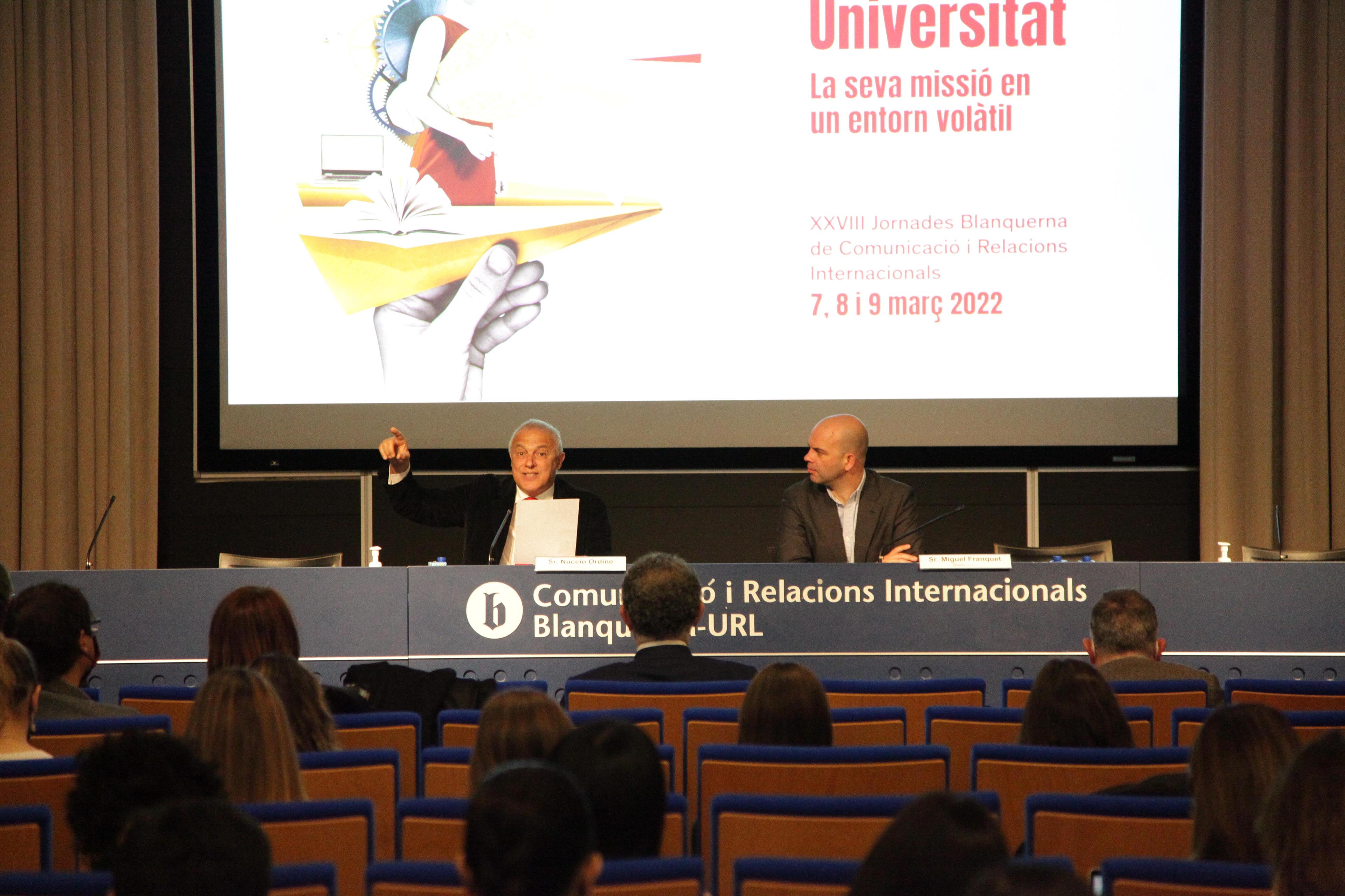 Nuccio Ordine: "Sólo los buenos profesores pueden cambiar la vida del estudiante"