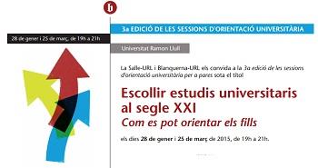 3a edició de les 'Sessions d'Orientació Universitària'