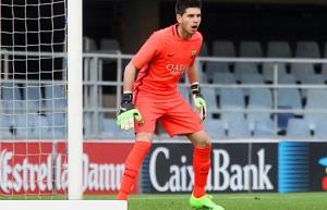 El guardameta Sergi Puig, estudiant de Fisioteràpia Blanquerna, comença la pretemporada amb el Barça B