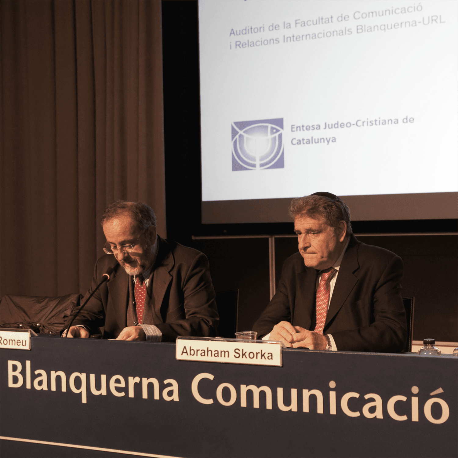 Conferència del rabí Abraham Skorka, amic personal del papa Francesc