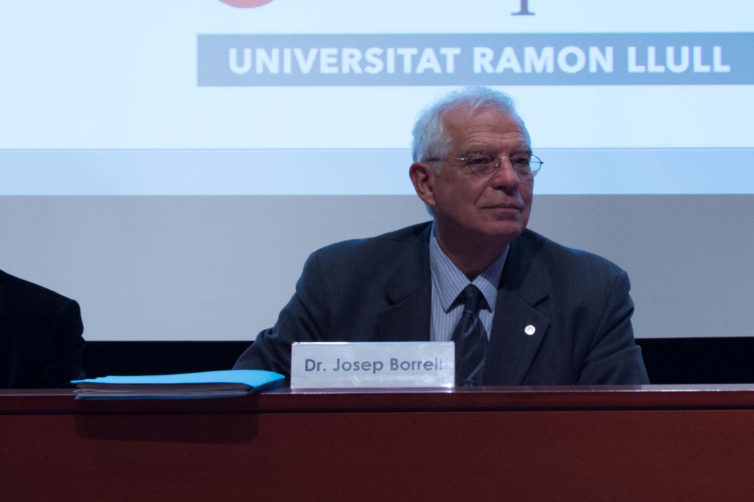 Dr. Josep Borrell: "Tornar a l'estat-nació significaria que cap país europeu seria capaç d'enfrontar-se als problemes globals"