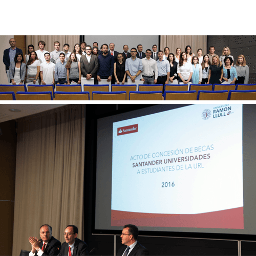 Lliurament de Beques Santander a la nostra Facultat 