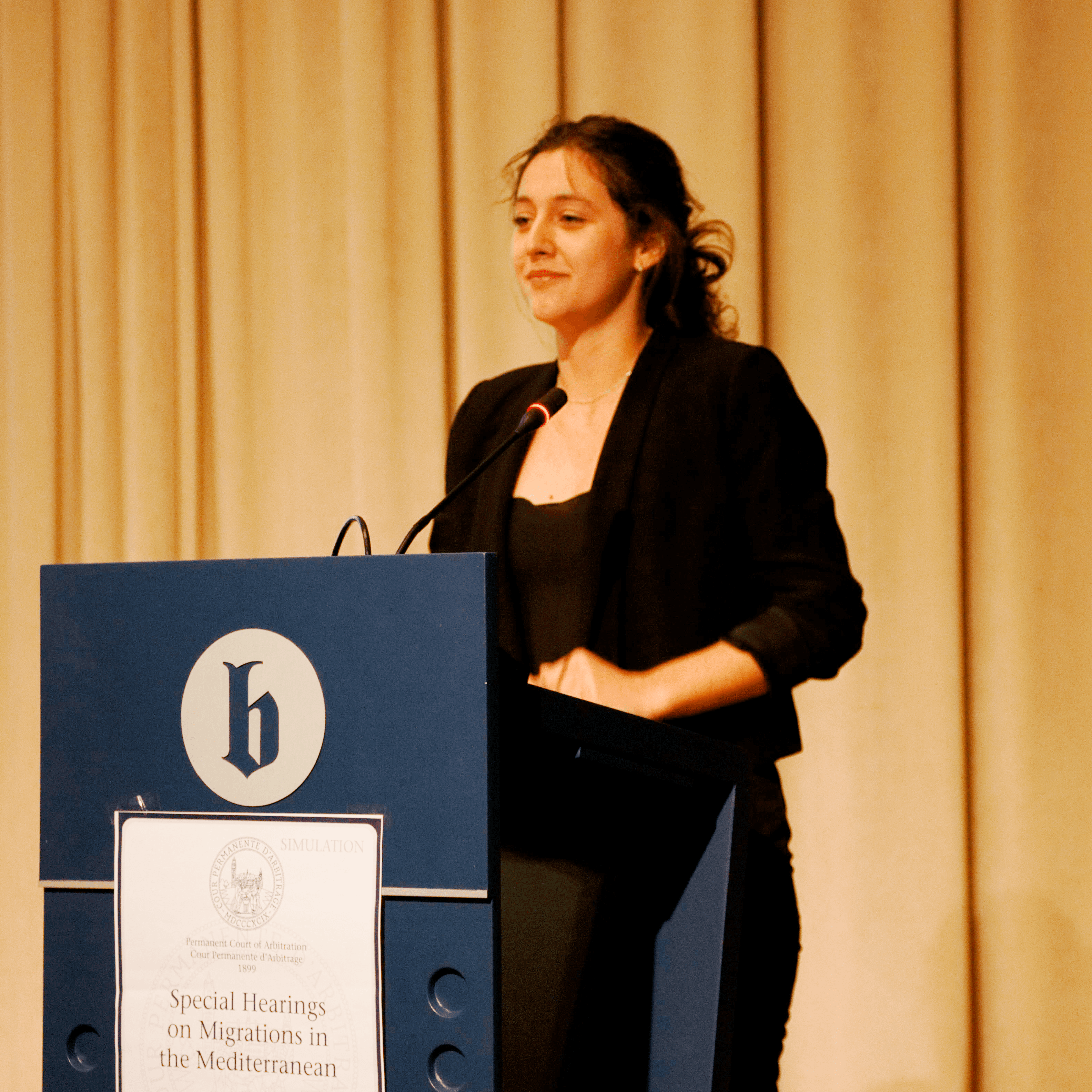 Mock session of the Permanent Court of Arbitration