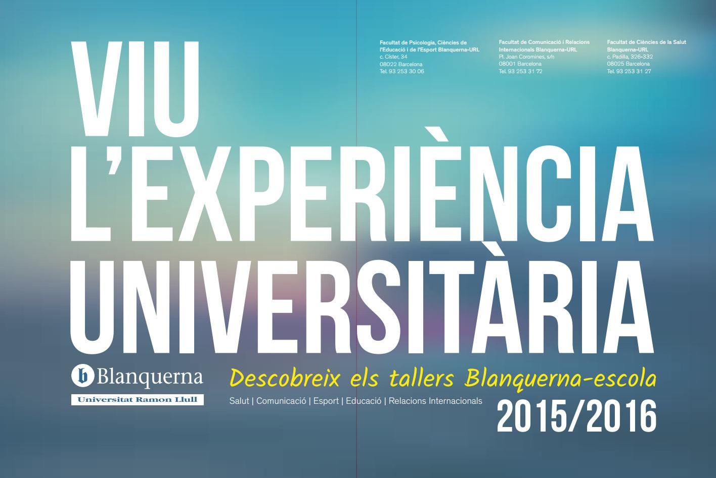 Tallers Blanquerna Escola
