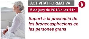 La Facultat organitza una sessió dedicada al 'Suport a la prevenció de les broncoaspiracions'