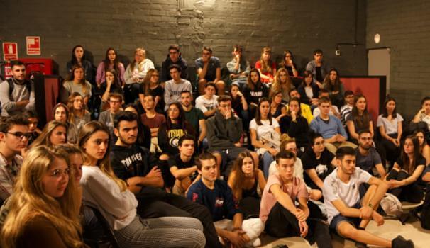 Meeting of the students of the Degree in Audiovisual Communication