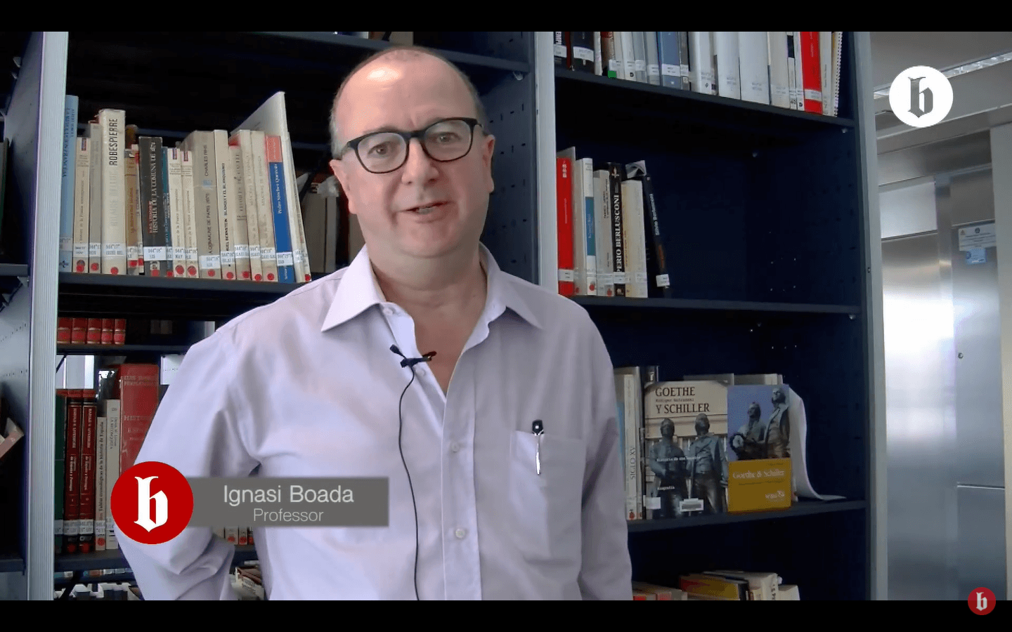 Ignasi Boada presenta Goethe y Schiller historia de una amistad de Rüdiger Safranski Booktube