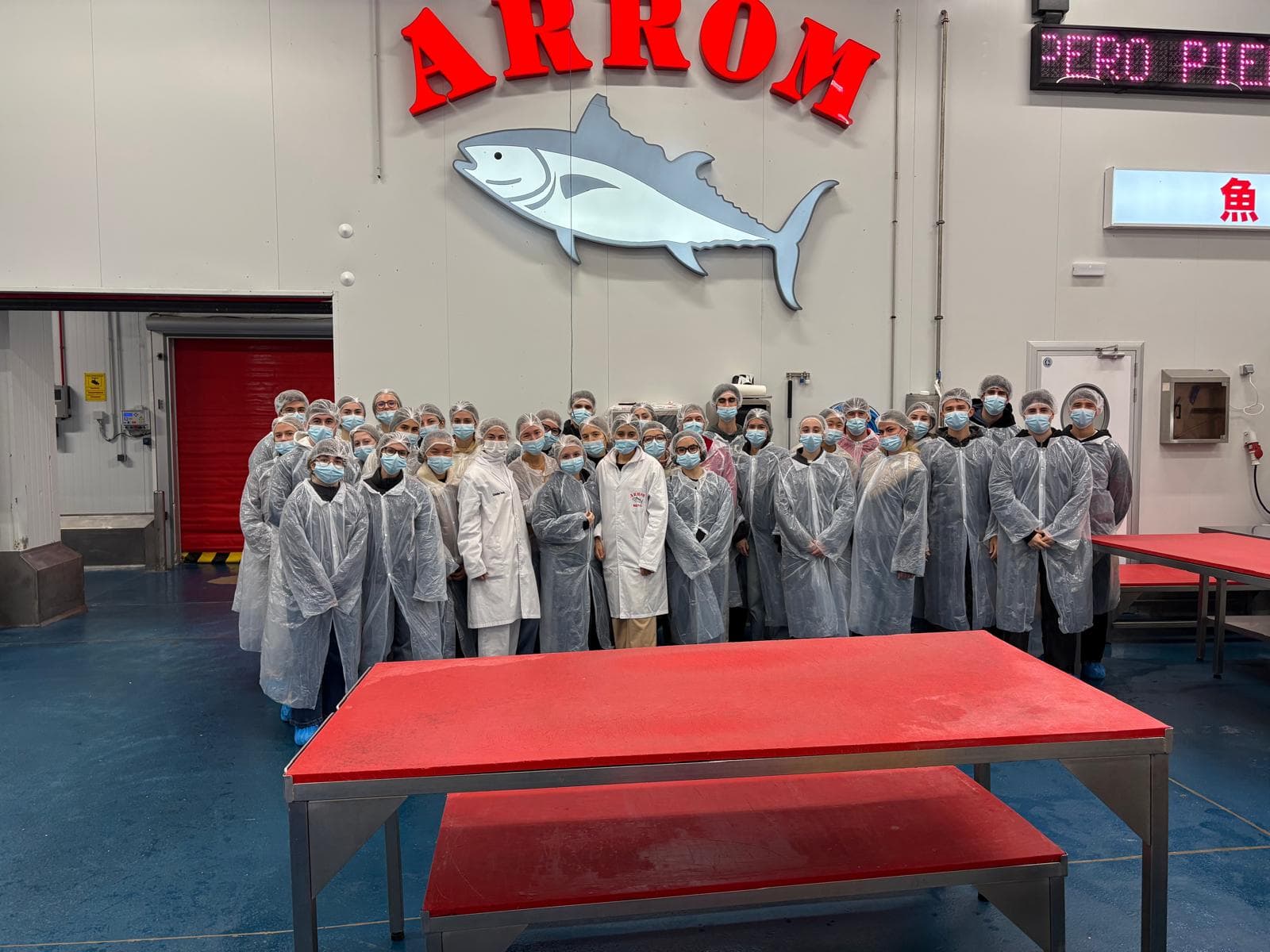 Alumnes de Nutrició Humana i dietètica a Peixos Arrom