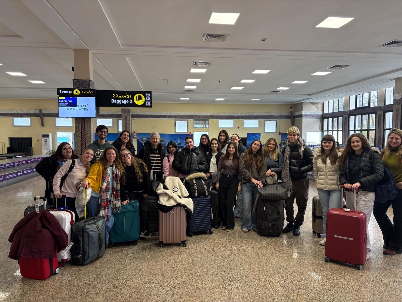 El grup que va viatjar al Marroc