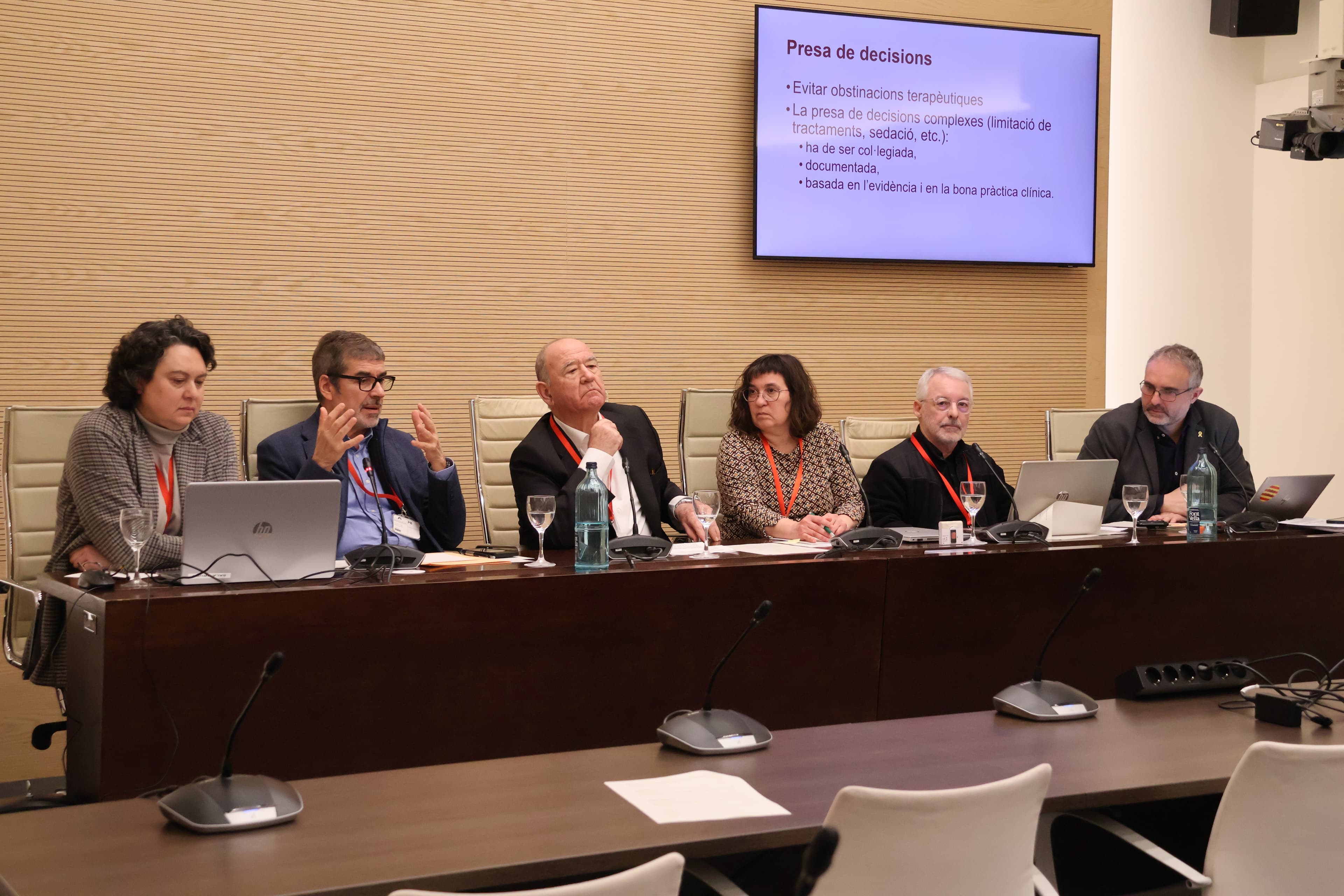 Imatge de la compareixença