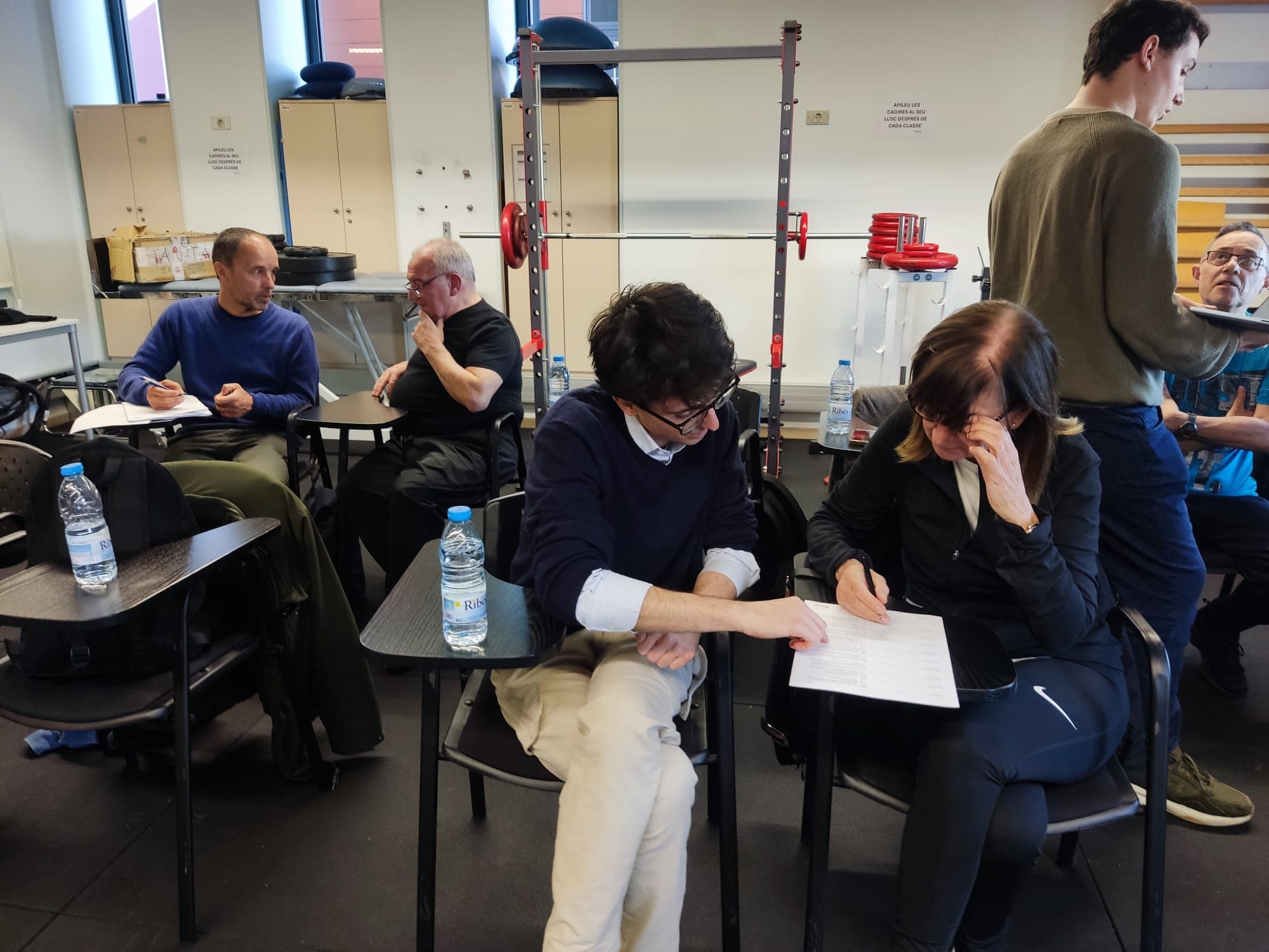 L'alumnat durant la classe