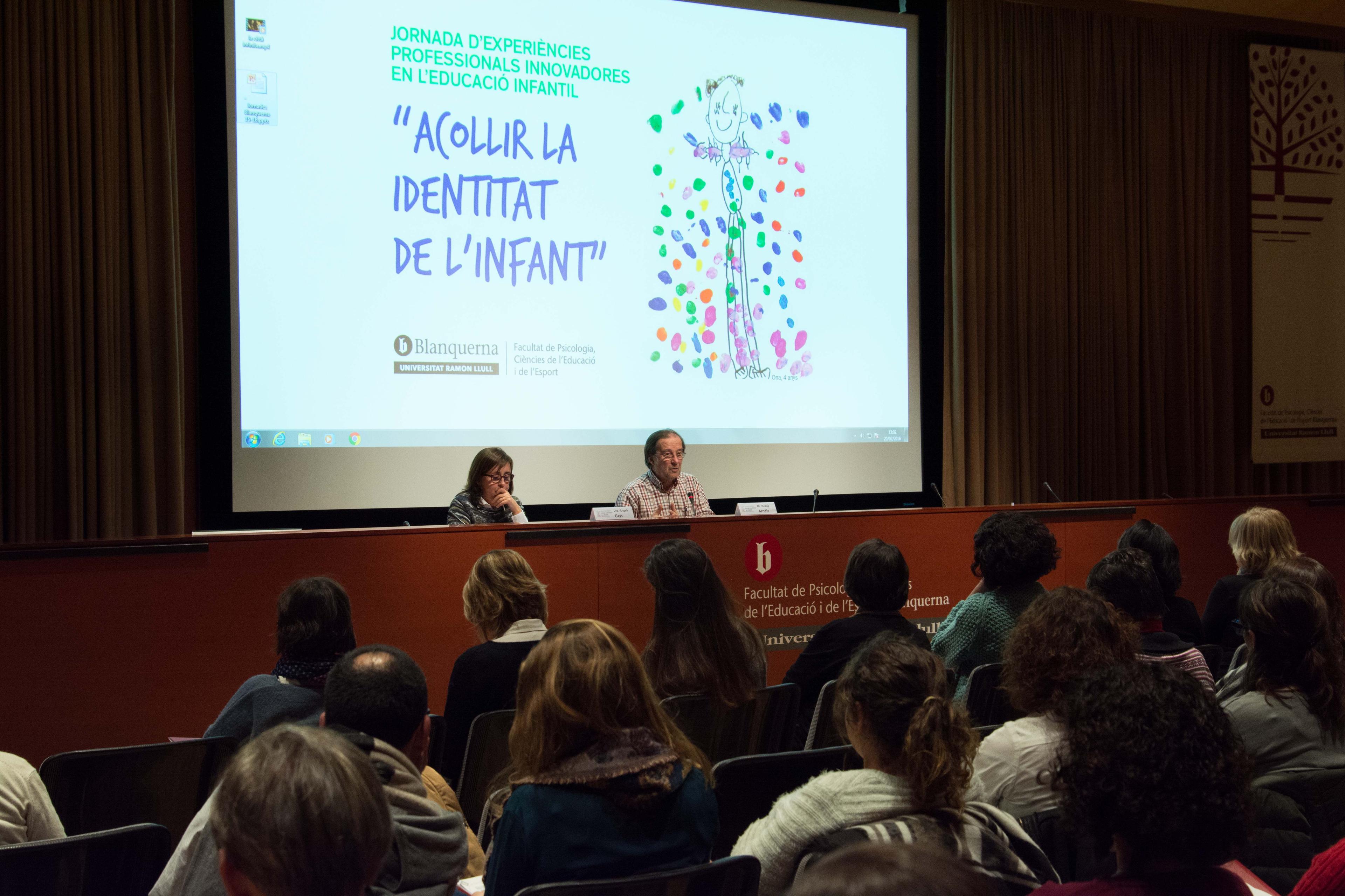 El Dr. Vicenç Arnáiz i la Dra. Àngels Geis a la III Jornada d'experiències professionals innovadores en l'educació infantil