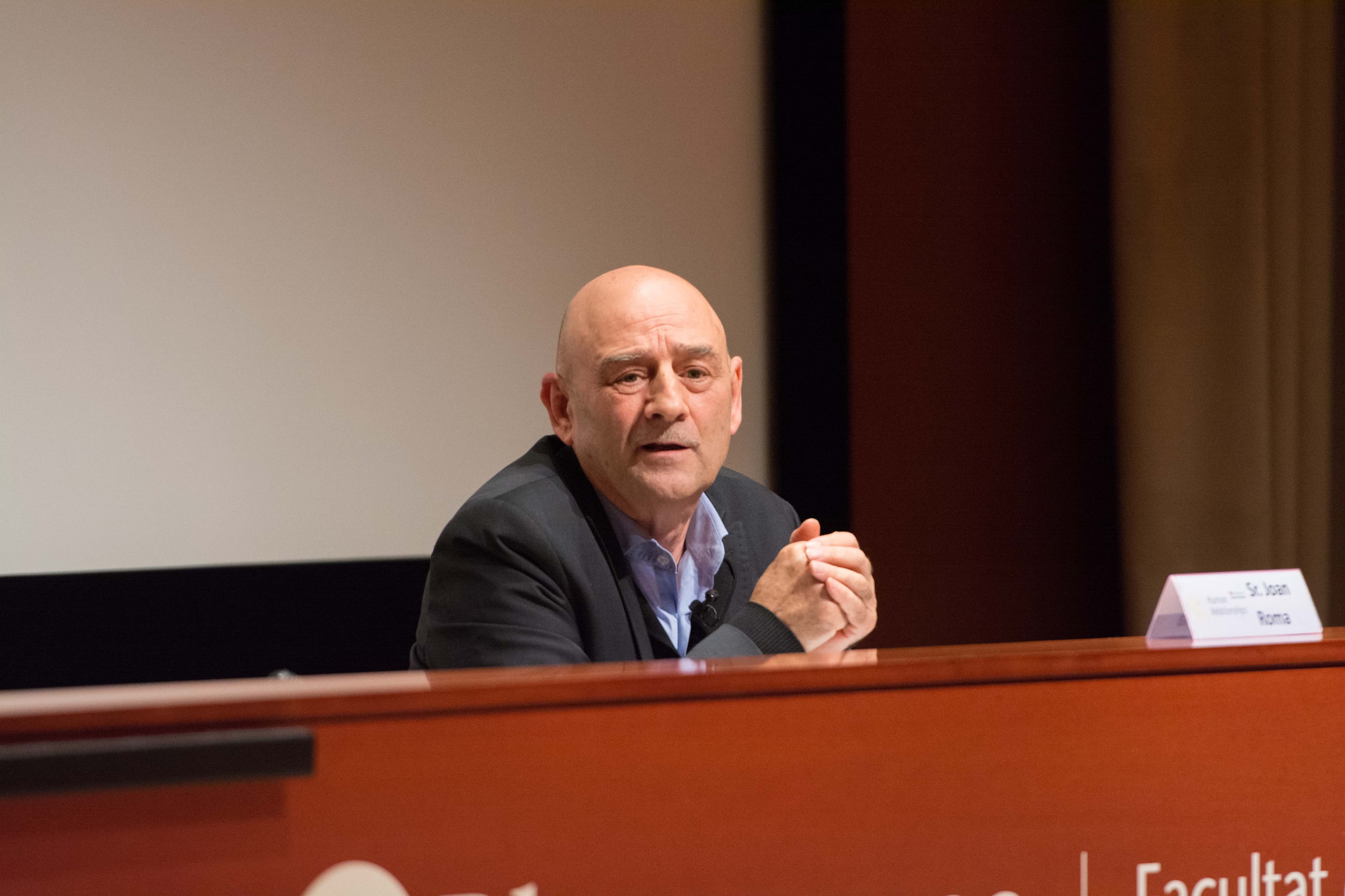 Joan Roma i Vergés en la conferencia "Les relacions humanes a les empreses"
