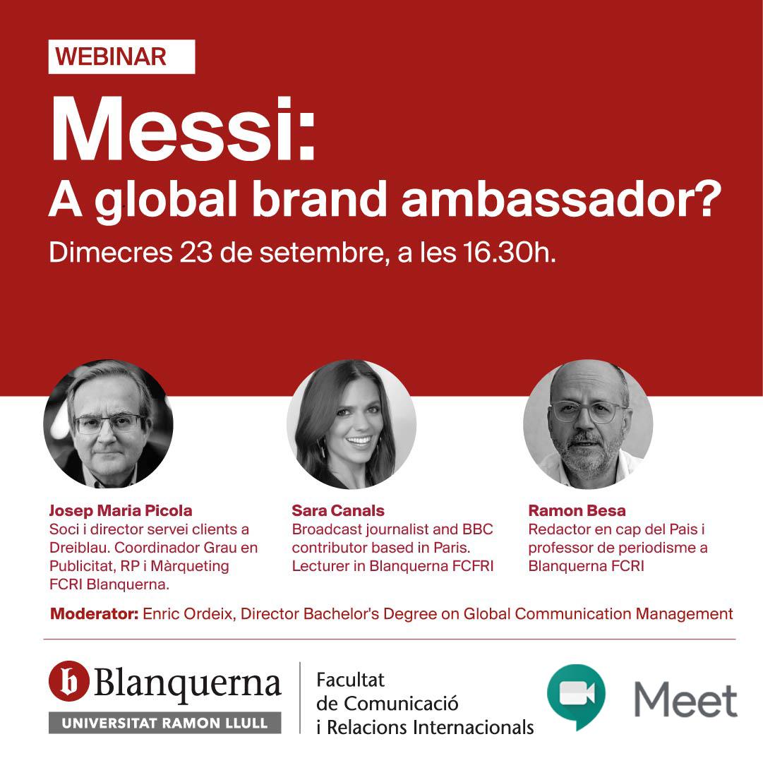 GCMWebinar: Messi, a global brand Ambassador?
