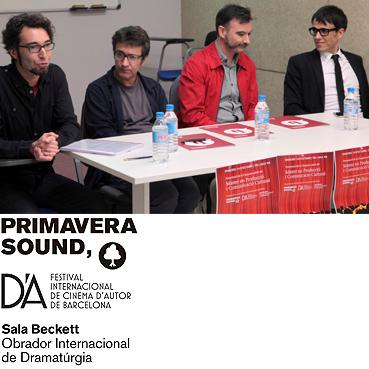 Primavera Sound, Festival Internacional de Cinema d’Autor and Sala Beckett, new partners of Blanquerna FCRI