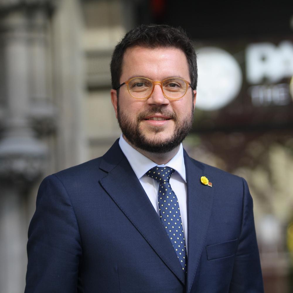 El vicepresident Pere Aragonès, a les Converses Blanquerna - La Vanguardia