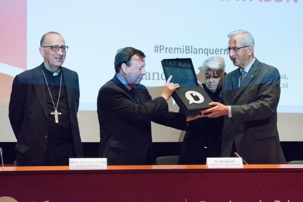 La Fundació Escola Cristiana recibe el Premio Blanquerna Educación 2017