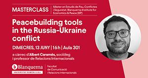 Nova masterclass: "Peacebuilding tools in the Russia-Ukraine conflict"