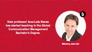 New professor, Jose Luis Navas