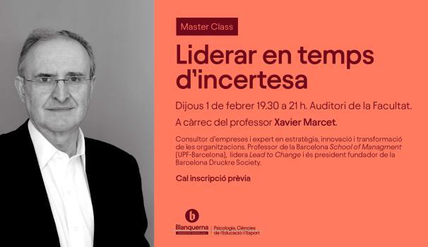 Master Class amb Xavier Marcet