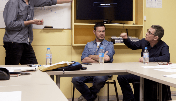 Queco Novell and Ivan Labanda visit the Graduate Program in Comedy Screenwriting