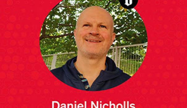 New professor, Daniel Nicholls