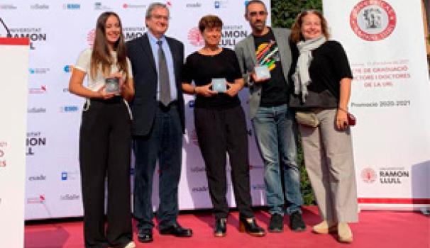 El Dr. Josep Maria Picola rep el premi extraordinari de Doctorat URL